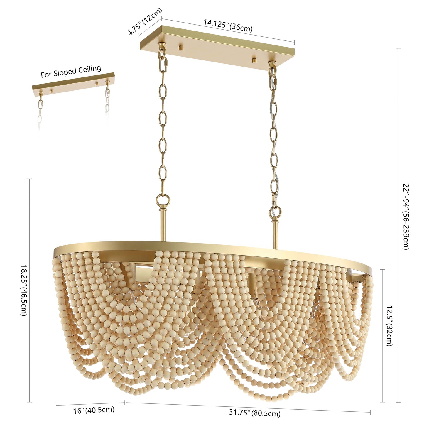 Alluri Chandelier | Safavieh - CHA4034