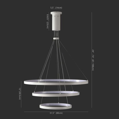 Meranda 3 Tier Chandelier | Safavieh Couture - CTL1001