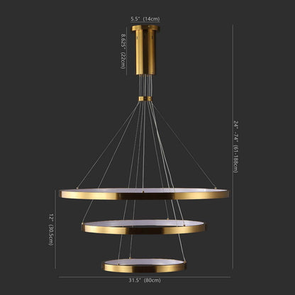 Meranda 3 Tier Chandelier | Safavieh Couture - CTL1001