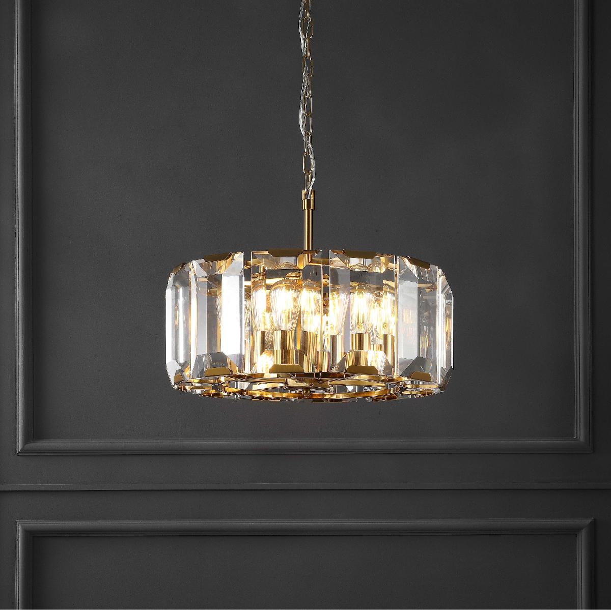 Symone Glass Chandelier | Safavieh Couture - CTL1010