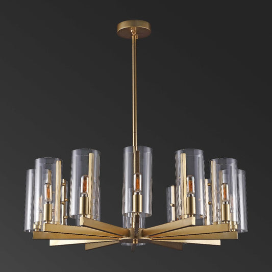 Benicio Gold Chandelier | Safavieh Couture - CTL1014