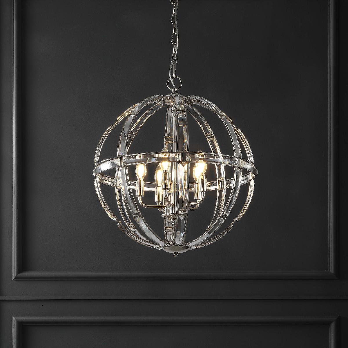 Giordano Rd Crystal Chandelier | Safavieh Couture - CTL1018