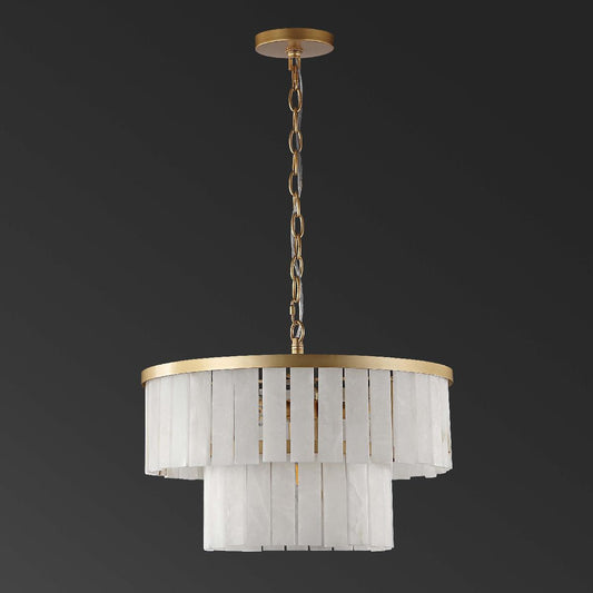 Kiandra Marble 2 Tier Chandelier | Safavieh Couture - CTL1020