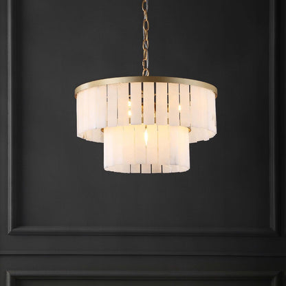 Kiandra Marble 2 Tier Chandelier | Safavieh Couture - CTL1020
