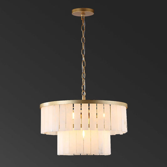 Kiandra Marble 2 Tier Chandelier | Safavieh Couture - CTL1020