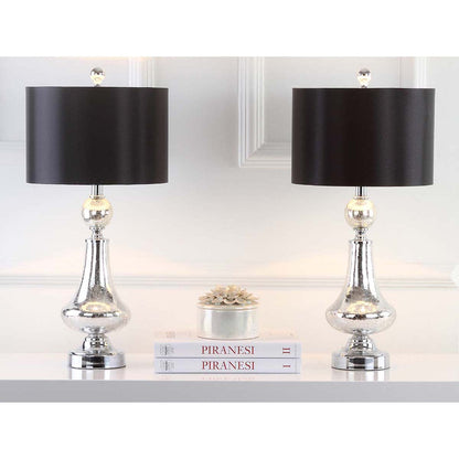 25.5 Inch H Crackle Glass Table Lamp (Set of 2) | Safavieh - LIT4047