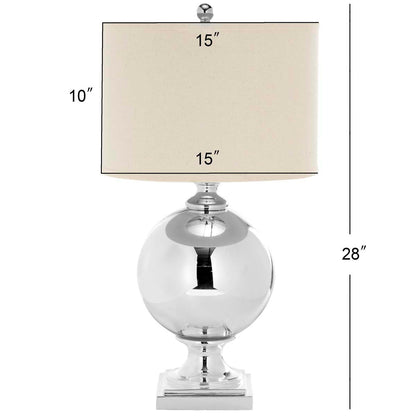 Alcott 28 Inch H Mercury Glass Table Lamp | Safavieh - LIT4053