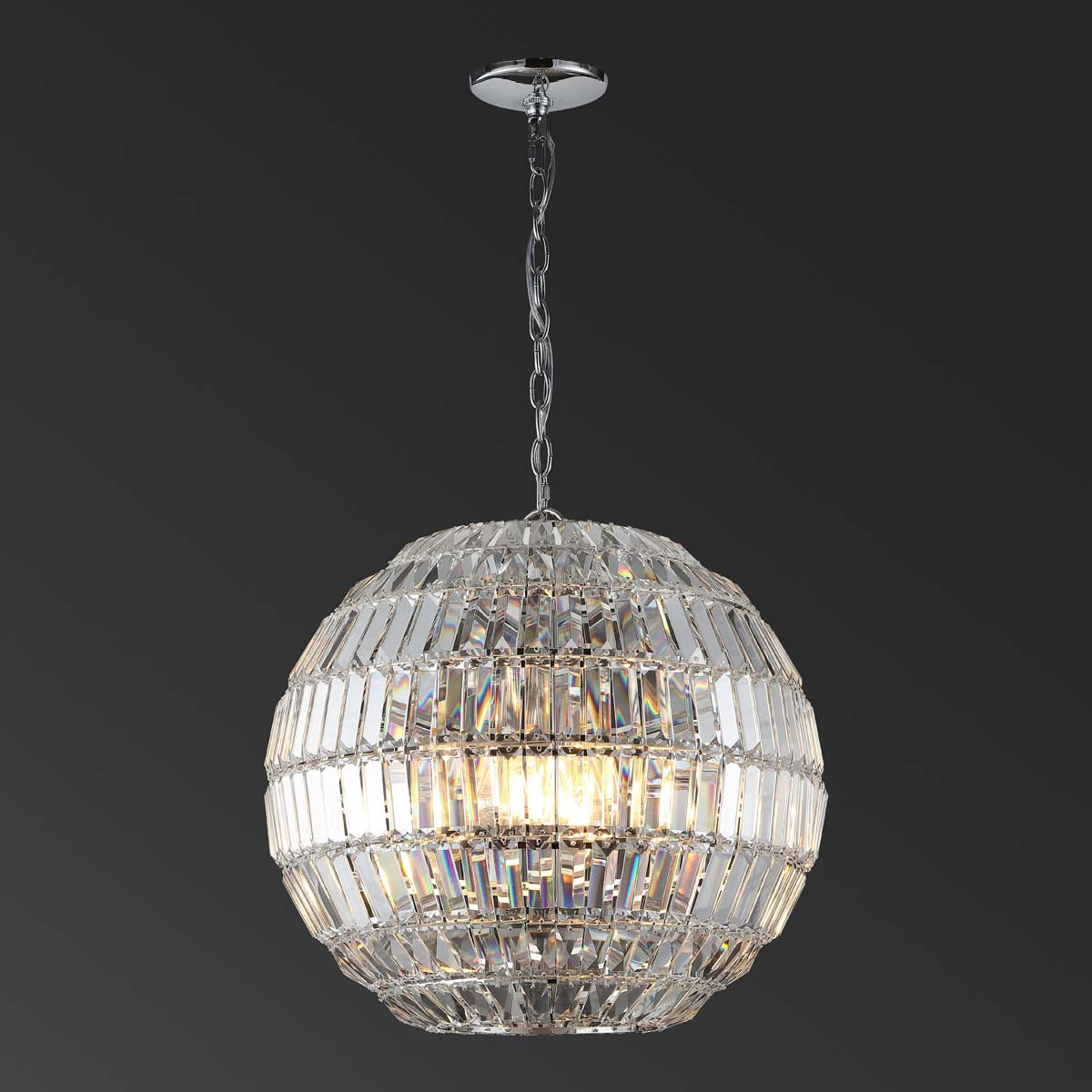 Demarco Small Crystal Chandelier | Safavieh Couture - CTL1004